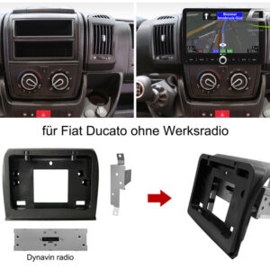 Alternative view of DVN-APTDC Dynavin Radioblende mit Montagehalterungen DVN-APTDC für Fiat Ducato