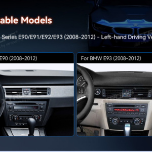 Alternative view of QDB1090UNL 10,25-Zoll-Android-Autoradio mit GPS und integriertem CarPlay und Android Auto für BMW 3er Serie E90/E91/E92/E93 ohne Original System