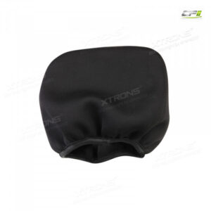 HC001 2X Schwarze Kopfstützenbezüge