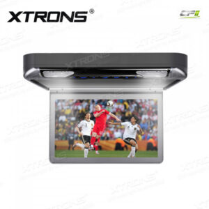 CR133HDVSGrey 13,3-Zoll-1080P-Video-HD-Digital-TFT-Monitor 16: 9-Breitbild-Auto-TV-Dach-Player mit HDMI-Anschluss