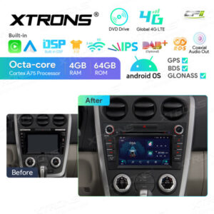 Alternative view of 7-Zoll-Android-Auto-DVD-Multimedia-Player speziell für MAZDA CX-7