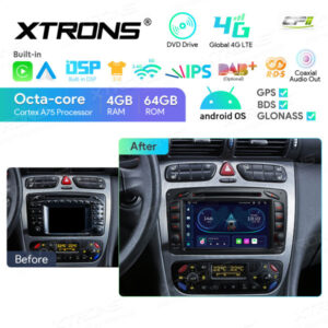 Alternative view of 7-Zoll-Octa-Core-Android-Auto-DVD-Multimedia-Player speziell für Mercedes-Benz