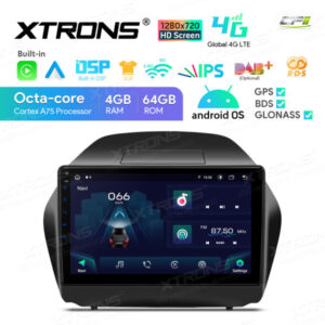 10,1-Zoll-Octa-Core-Android-Autoradio-Multimedia-Player mit 1280x720 HD-Bildschirm Maßgeschneiderte Passform für HYUNDAI IX35 Tucson