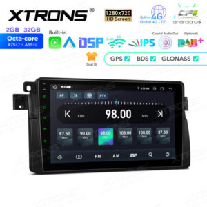 9-Zoll-Octa-Core-Android-Navigations-Autoradio 1280 * 720 HD-Bildschirm Custom Fit für BMW / Rover / MG – IEP9246B-08 CPII