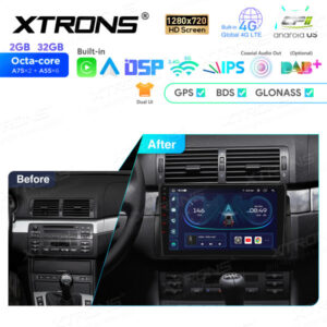 Alternative view of 9-Zoll-Octa-Core-Android-Navigations-Autoradio 1280 * 720 HD-Bildschirm Custom Fit für BMW / Rover / MG