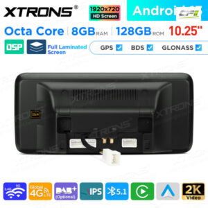 10,25 Zoll Android Octa Core 8GB + 128GB Auto GPS Multimedia Player für Mercedes-Benz C-Klasse W204 (2007-2010)
