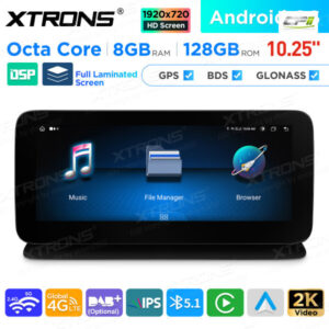 10,25 Zoll Android Octa Core 8GB + 128GB Auto GPS Multimedia Player für Mercedes-Benz CLS-Klasse W218/C218 (2010-2012) – Bild 4