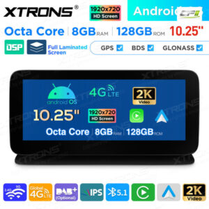 10,25 Zoll Android Octa Core 8GB + 128GB Auto GPS Multimedia Player für Mercedes-Benz CLS-Klasse W218/C218 (2010-2012) – Bild 6