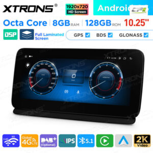 10,25 Zoll Android Octa Core 8GB + 128GB Auto GPS Multimedia Player für Mercedes-Benz CLS-Klasse W218/C218 (2010-2012) – Bild 11