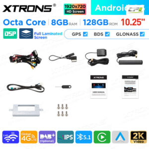 10,25 Zoll Android Octa Core 8GB + 128GB Auto GPS Multimedia Player für Mercedes-Benz CLS-Klasse W218/C218 (2010-2012) – Bild 14