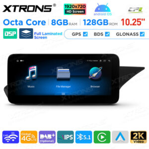 10,25 Zoll Android Octa Core 8GB + 128GB Auto GPS Multimedia Player für Mercedes-Benz E-Klasse W212 / S212 (2009-2012) Lenkra