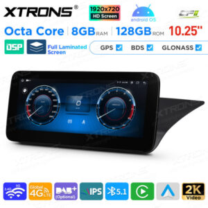 10,25 Zoll Android Octa Core 8GB + 128GB Auto GPS Multimedia Player für Mercedes-Benz E-Klasse W212 / S212 (2009-2012) Lenkra