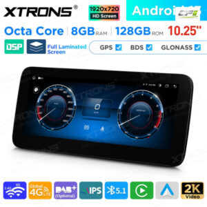 10,25 Zoll Android Octa Core 8GB + 128GB Auto GPS Multimedia Player für Mercedes-Benz A-Klasse W176 / CLA-Klasse C117 / GLA-Klasse X156 / G-Klasse W463 – Bild 11