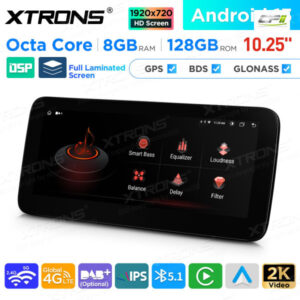 10,25 Zoll Android Octa Core 8GB + 128GB Auto GPS Multimedia Player für Mercedes-Benz A-Klasse W176 / CLA-Klasse C117 / GLA-Klasse X156 / G-Klasse W463 – Bild 12
