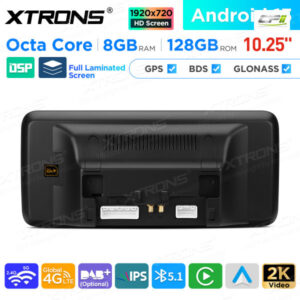 10,25 Zoll Android Octa Core 8GB + 128GB Auto GPS Multimedia Player für Mercedes-Benz C-Klasse W204 (2011-2014) Links fahrend