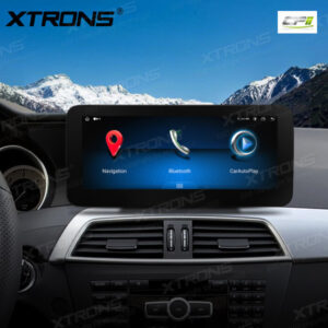 Alternative view of 10,25 Zoll Android Octa Core 8GB + 128GB Auto GPS Multimedia Player für Mercedes-Benz C-Klasse W204 (2011-2014) Links fahrende Fahrzeuge