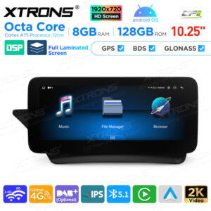 10,25 Zoll Android Octa Core 8GB + 128GB Auto GPS Multimedia Player für Mercedes-Benz E-Klasse C207 / A207 (2013-2014) Lenkrad Links – Bild 6