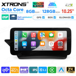 10,25 Zoll Android Octa Core 8GB + 128GB Auto GPS Multimedia Player für Mercedes-Benz E-Klasse C207 / A207 (2013-2014) Lenkrad Links – Bild 7