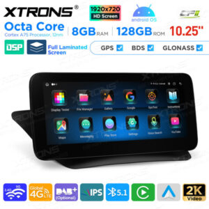 10,25 Zoll Android Octa Core 8GB + 128GB Auto GPS Multimedia Player für Mercedes-Benz E-Klasse C207 / A207 (2013-2014) Lenkrad Links – Bild 9