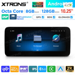 10,25 Zoll Android Octa Core 8GB + 128GB Auto GPS Multimedia Player für Mercedes-Benz E-Klasse C207 / A207 (2013-2014) NTG 4.5/4.7 System - Rechtslenker – Bild 4