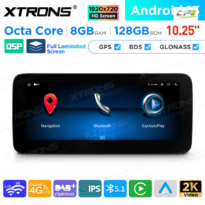 10,25 Zoll Android Octa Core 8GB + 128GB Auto GPS Multimedia Player für Mercedes-Benz E-Klasse C207 / A207 (2013-2014) NTG 4.5/4.7 System - Rechtslenker – Bild 6