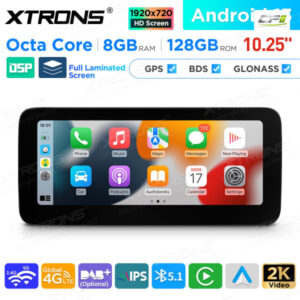10,25 Zoll Android Octa Core 8GB + 128GB Auto GPS Multimedia Player für Mercedes-Benz E-Klasse C207 / A207 (2013-2014) NTG 4.5/4.7 System - Rechtslenker – Bild 7