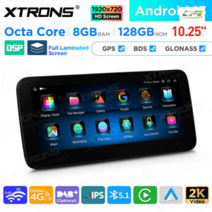 10,25 Zoll Android Octa Core 8GB + 128GB Auto GPS Multimedia Player für Mercedes-Benz E-Klasse C207 / A207 (2013-2014) NTG 4.5/4.7 System - Rechtslenker – Bild 9