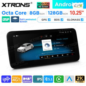 10,25 Zoll Android Octa Core 8GB + 128GB Auto GPS Multimedia Player für Mercedes-Benz E-Klasse C207 / A207 (2013-2014) NTG 4.5/4.7 System - Rechtslenker – Bild 10