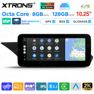 10,25 Zoll Android Octa Core 8GB + 128GB Auto GPS Multimedia Player für Mercedes-Benz E-Klasse W212 / S212 (2013-2014) Lenkra