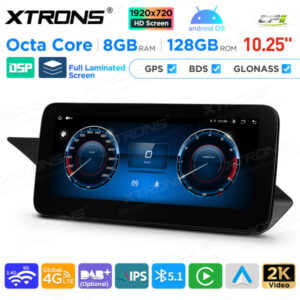 10,25 Zoll Android Octa Core 8GB + 128GB Auto GPS Multimedia Player für Mercedes-Benz E-Klasse W212 / S212 (2013-2014) Lenkra
