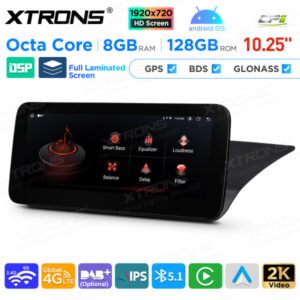 10,25 Zoll Android Octa Core 8GB + 128GB Auto GPS Multimedia Player für Mercedes-Benz E-Klasse W212 / S212 (2013-2014) Lenkra