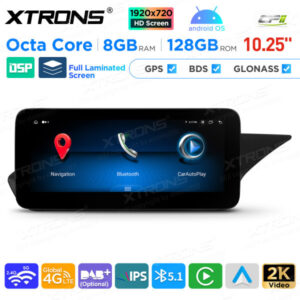 10,25 Zoll Android Octa Core 8GB + 128GB Auto GPS Multimedia Player für Mercedes-Benz E-Klasse W212 / S212 (2013-2014) Lenkrad Rechts
