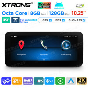 10,25 Zoll Android Octa Core 8GB + 128GB Auto GPS Multimedia Player für Mercedes-Benz – Bild 4