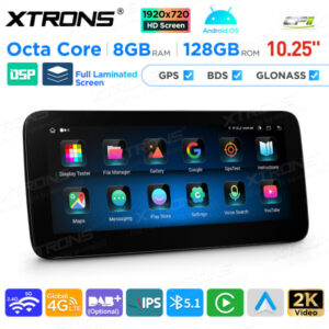 10,25 Zoll Android Octa Core 8GB + 128GB Auto GPS Multimedia Player für Mercedes-Benz – Bild 9