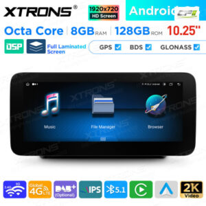 10,25 Zoll Android Octa Core 8GB + 128GB Auto GPS Multimedia Player für Mercedes-Benz C-Klasse W205 / GLC-Klasse X253 / V-Klasse W446 / X-Klasse W470 – Bild 5