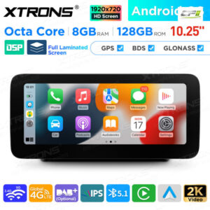 10,25 Zoll Android Octa Core 8GB + 128GB Auto GPS Multimedia Player für Mercedes-Benz C-Klasse W205 / GLC-Klasse X253 / V-Klasse W446 / X-Klasse W470 – Bild 7