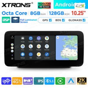 10,25 Zoll Android Octa Core 8GB + 128GB Auto GPS Multimedia Player für Mercedes-Benz C-Klasse W205 / GLC-Klasse X253 / V-Klasse W446 / X-Klasse W470 – Bild 9