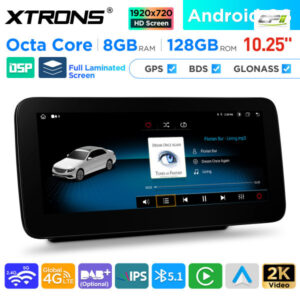 10,25 Zoll Android Octa Core 8GB + 128GB Auto GPS Multimedia Player für Mercedes-Benz C-Klasse W205 / GLC-Klasse X253 / V-Klasse W446 / X-Klasse W470 – Bild 10