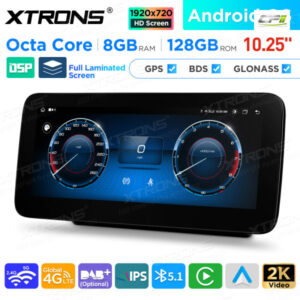 10,25 Zoll Android Octa Core 8GB + 128GB Auto GPS Multimedia Player für Mercedes-Benz C-Klasse W205 / GLC-Klasse X253 / V-Klasse W446 / X-Klasse W470 – Bild 11