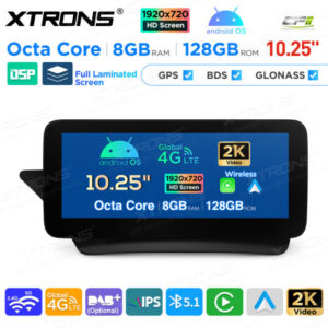 10,25 Zoll Android Octa Core 8GB + 128GB Auto GPS Multimedia Player für Mercedes-Benz E-Klasse C207 / A207 (2015-2016) Links fahrende Fahrzeuge – Bild 6