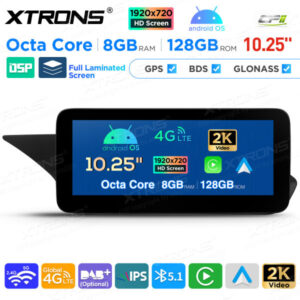10,25 Zoll Android Octa Core 8GB + 128GB Auto GPS Multimedia Player für Mercedes-Benz E-Klasse W212 / S212 (2015 bis 2016) Li