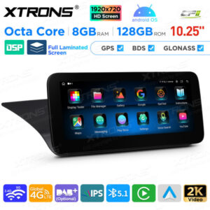 10,25 Zoll Android Octa Core 8GB + 128GB Auto GPS Multimedia Player für Mercedes-Benz E-Klasse W212 / S212 (2015 bis 2016) Li
