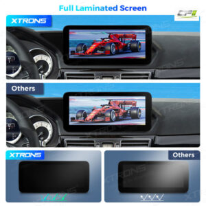 Alternative view of 10,25 Zoll Android Octa Core 8GB + 128GB Auto GPS Multimedia Player für Mercedes-Benz E-Klasse W212 / S212 (2015 bis 2016) Links fahrende Fahrzeuge