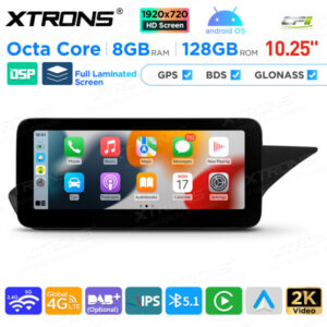 10,25 Zoll Android Octa Core 8GB + 128GB Auto GPS Multimedia Player für Mercedes-Benz E-Klasse W212 / S212 (2015-2016) Rechts
