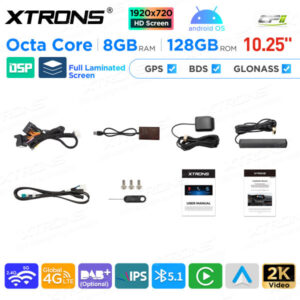 10,25 Zoll Android Octa Core 8GB + 128GB Auto GPS Multimedia Player für Mercedes-Benz E-Klasse W212 / S212 (2015-2016) Rechts