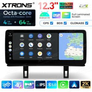 12,3 Zoll Octa Core 4 + 64 GB Global 4G LTE Android Car Stereo Multimedia Player mit vollständig laminiertem Bildschirm für BMW 1er E81 / E82 / E87 / E88 CCC – Bild 10