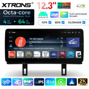 12,3 Zoll Octa Core 4 + 64 GB Global 4G LTE Android Car Stereo Multimedia Player mit vollständig laminiertem Bildschirm für BMW 1er E81 / E82 / E87 / E88 CCC – Bild 11