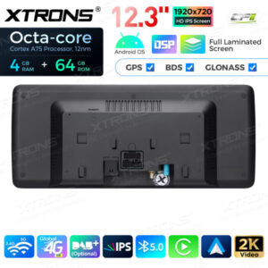 12,3 Zoll Octa Core 4 + 64 GB Global 4G LTE Android Car Stereo Multimedia Player mit vollständig laminiertem Bildschirm für BMW 1er E81 / E82 / E87 / E88 CCC – Bild 16