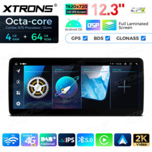 12,3 Zoll Octa Core 4 + 64 GB Global 4G LTE Android Autoradio Multimedia-Player mit vollständig laminiertem Bildschirm für BMW 3er E90 / E91 / E92 / E93 / M3 CCC – Bild 7