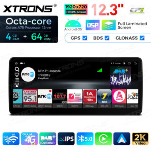 12,3 Zoll Octa Core 4 + 64 GB Global 4G LTE Android Autoradio Multimedia-Player mit vollständig laminiertem Bildschirm für BMW 3er E90 / E91 / E92 / E93 / M3 CCC – Bild 11